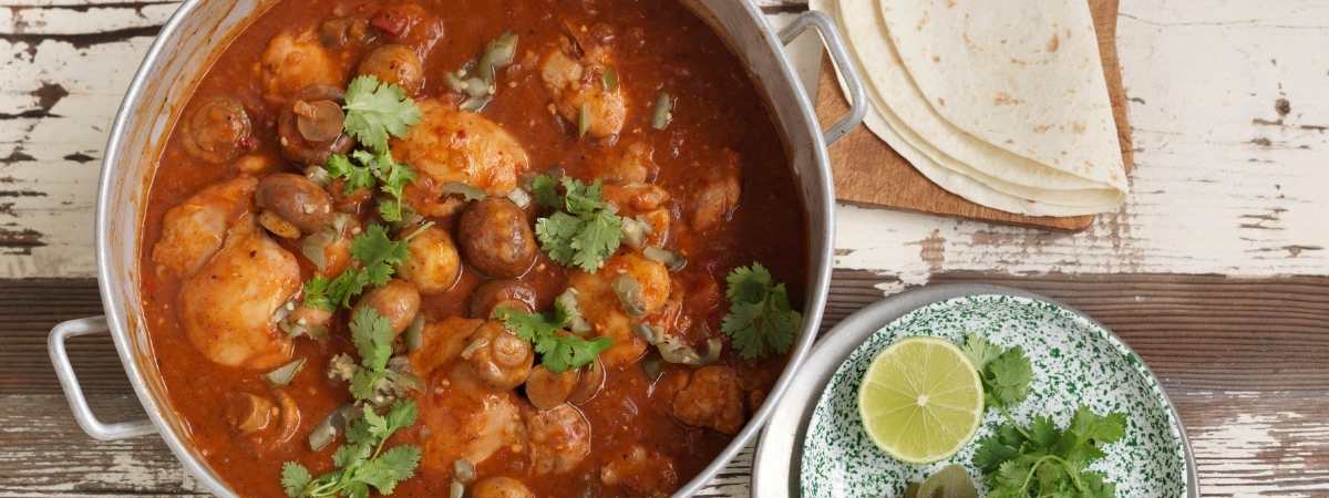 Mexican Chicken and Mushroom Stew