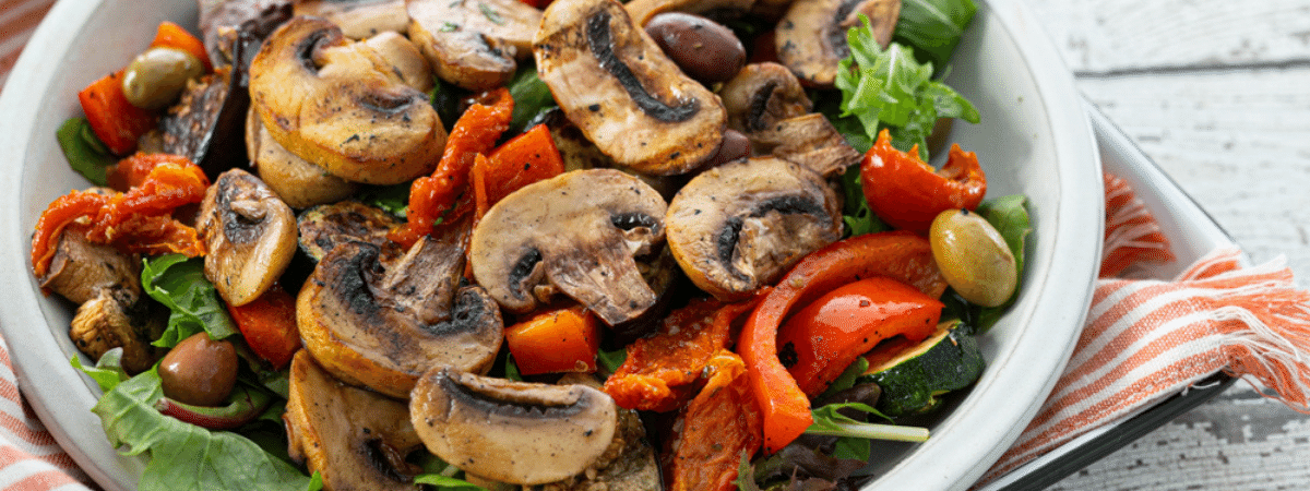 Chargrilled Mushroom Salad recipe