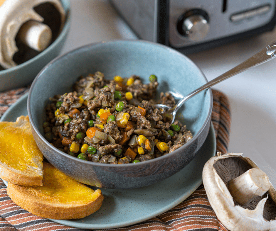 Blended Savoury Mince Australian Mushroom Growers