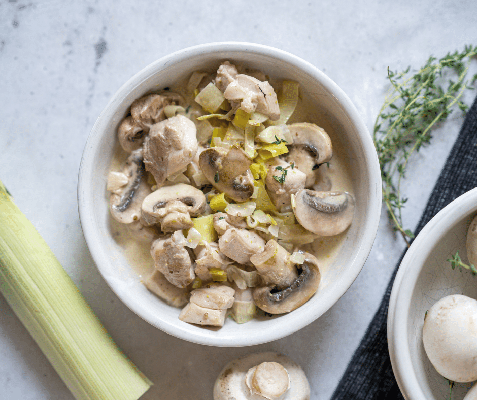 Mushroom & Chicken Pot Pies