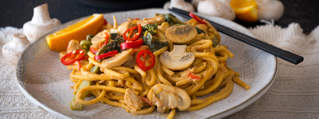 Immune Supporting Satay - Australian Mushroom Growers