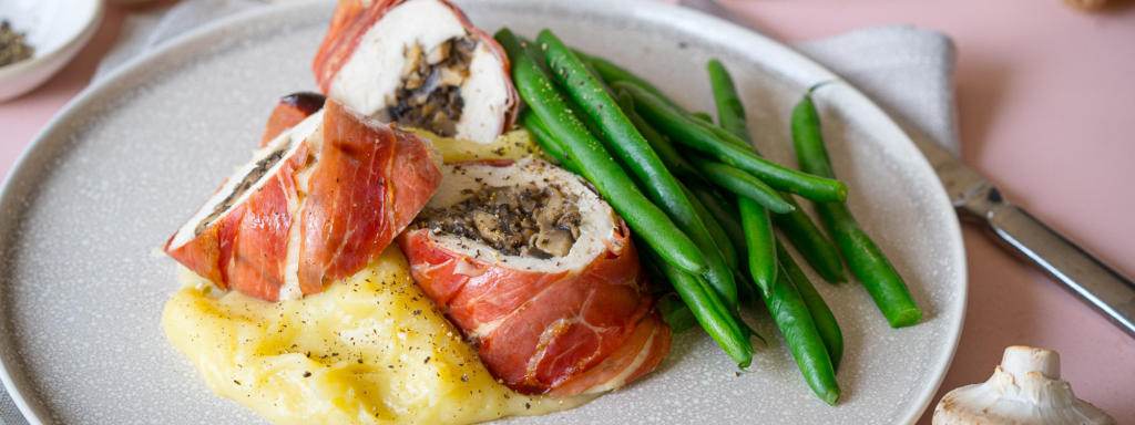 Garlic Mushroom Chicken Parcels - Australian Mushroom Growers