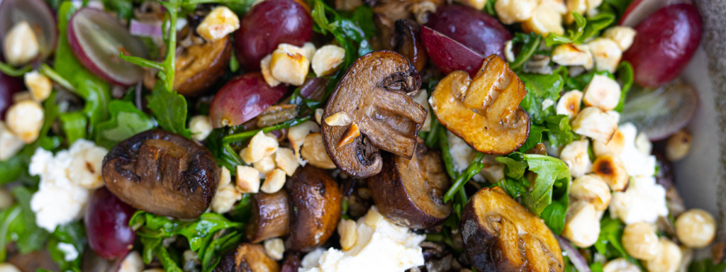 Mushroom Wild Rice Salad - Australian Mushroom Growers