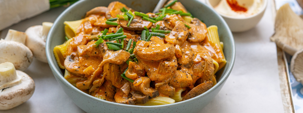 Mixed Mushroom Stroganoff - Australian Mushroom Growers